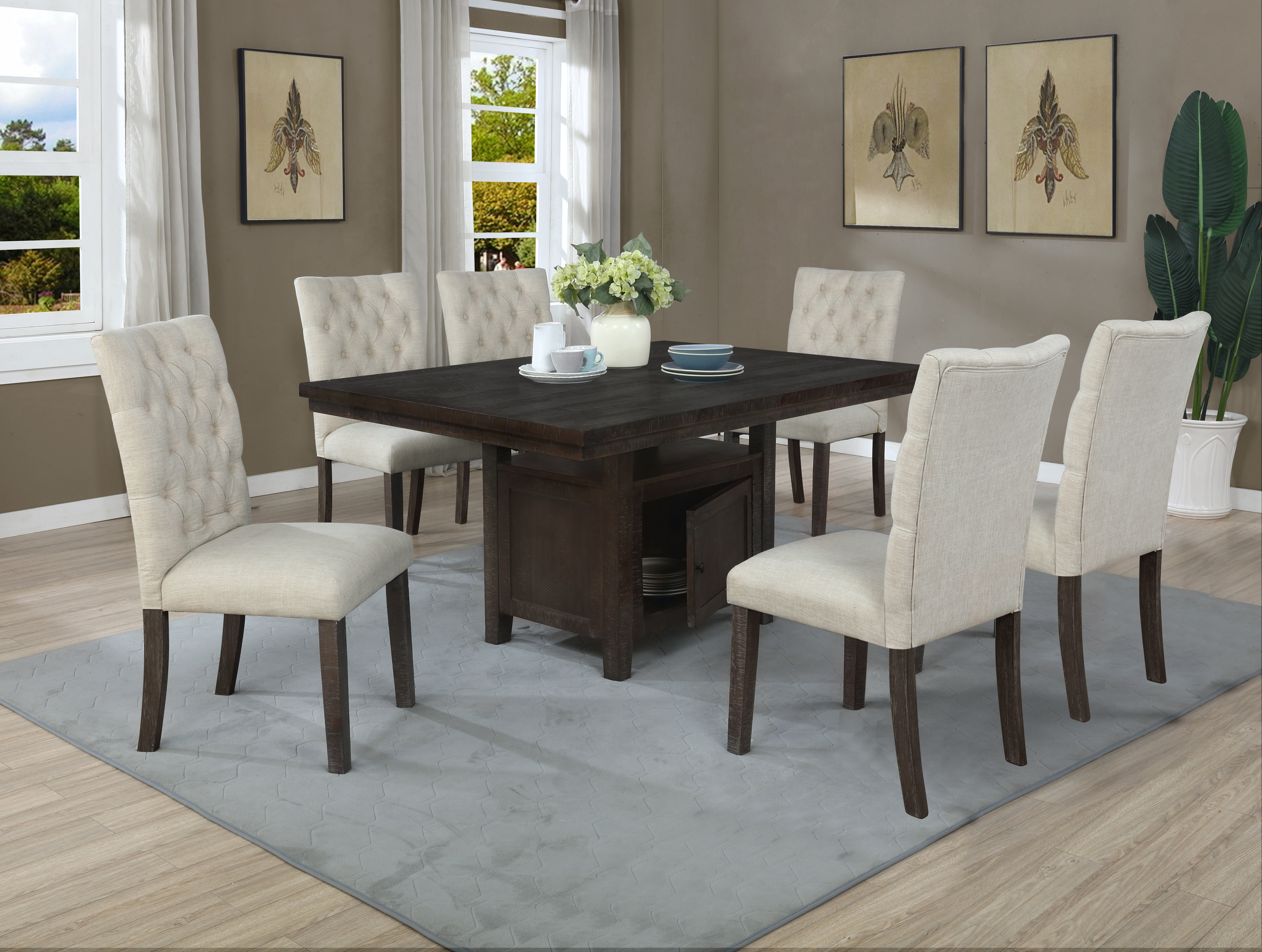 Rosalind Wheeler Jolin 6 - Person Dining Set - Wayfair Canada