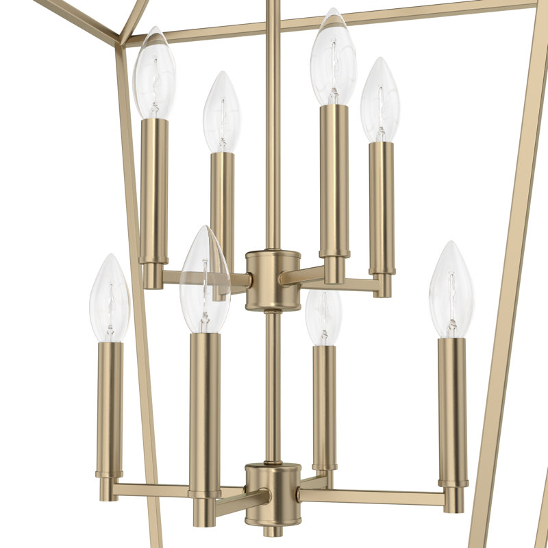 Laurel Ridge 8 Light Lantern Pendant, Alturas Gold