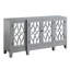 Armoire console au fini gris antique