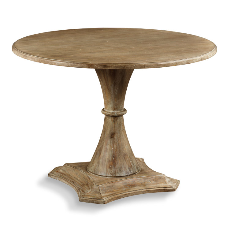 vintage round pedestal dining table
