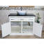 Robie 1000mm Single Bathroom Vanity with Vessel Ceramic Basin-40557499-40557356