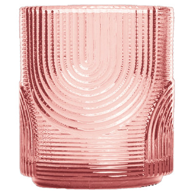 Verres à whisky Disco Rocks roses (lot de 4)