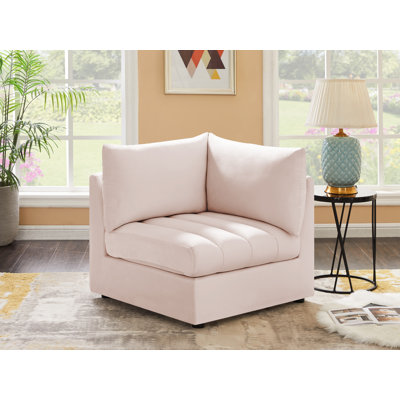 Coin en velours gris Jacob
