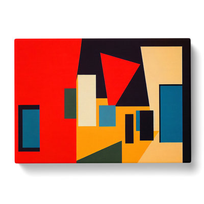Modern Suprematism Art Vol.6 Abstract - Wrapped Canvas