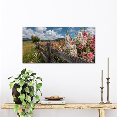 Décoration murale sur toile GUTTATY, images de paysage, impressions de fleurs pour le salon, art mural floral grand nature, 12 po x 24 po