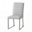 Ensemble de 6 chaises rembourrées en mousse dense avec base en fer durable pour les lieux de travail et les restaurants