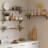 Extra Long Wall Mounted Shelves Set Of 2 With Heavy Duty Metal Brackets - Sturdy Floating Shelves For Living Room, Bedroom, Bathroom, Kitchen - Multi-Purpose Wall Storage Solution-595913034-579045522