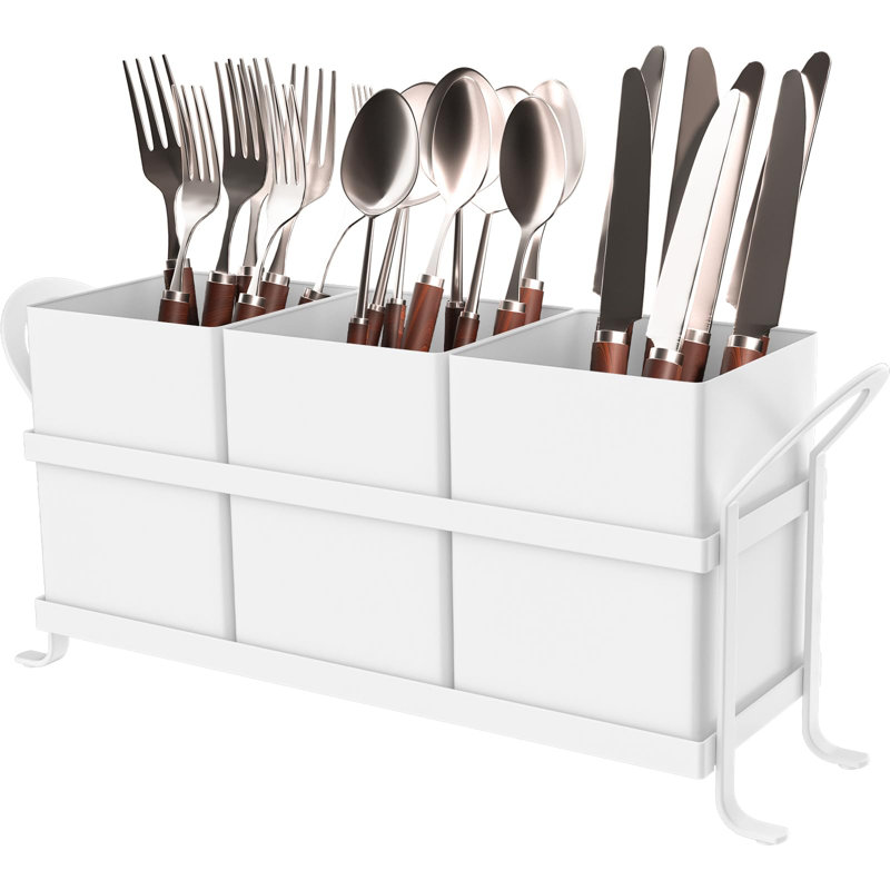 FAST APPLIANCES LLC Metal Rectangle Flatware Caddy