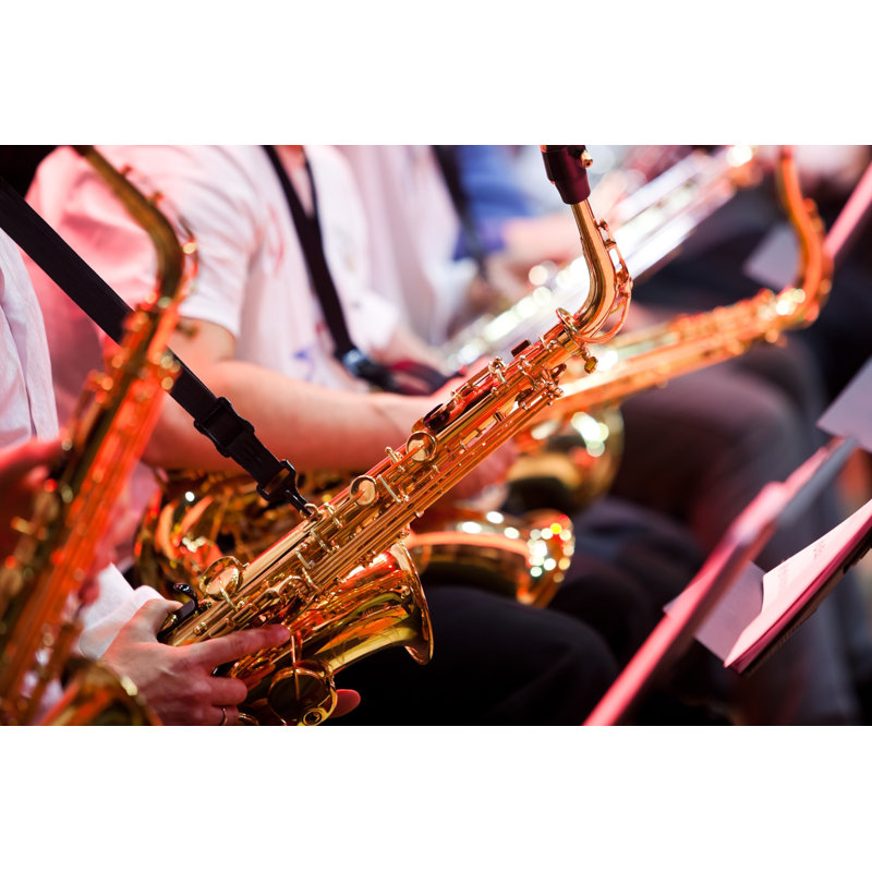 A Musician by Furtseff - Wrapped Canvas Print, 30cm H x 46cm W x 3.8cm D