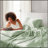6 PCS Queen Luxury Sheet Set Sage