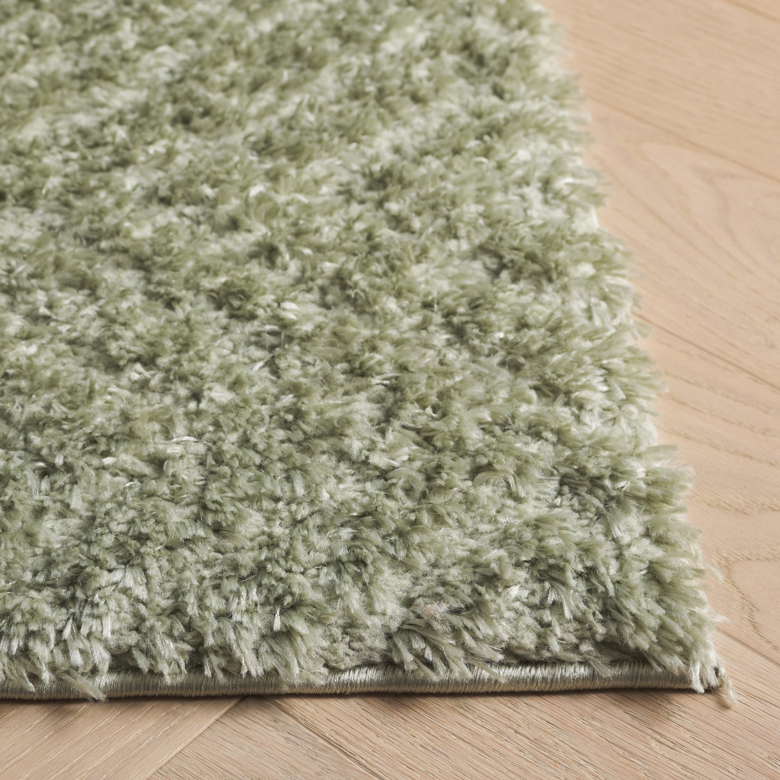 Ninette Shag Performance Geometric Rug, Square 3'
