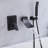 1 Handle Wall Waterfall Faucet with Diverter-71114868