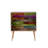 Modern Scandinavian Dresser with 3 Drawers and Shelves, Sonoma Oak Finish, 31.5 x 35.4 x 15.7 inches | 100% Melamine Coated Particle Board, UV Coating, Hornbeam Legs, Metal & Rope Handles, Wall-Mountable Design