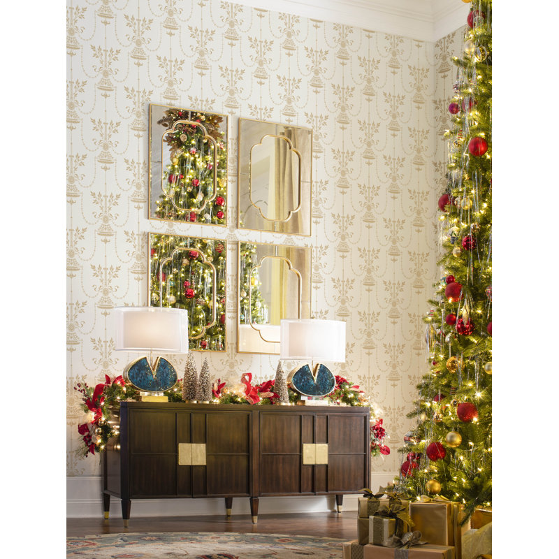 Cassia Rectangle Beveled Wall Mirror, 32" x 23.5"