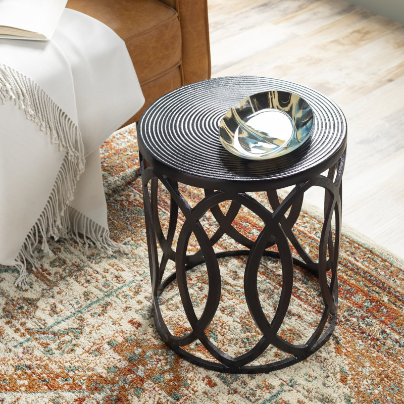 Table de bout Harnish, Bronze