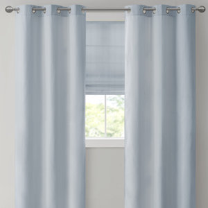 Madison Park Galen Basketweave Room Darkening Curtain Panel Pair ...