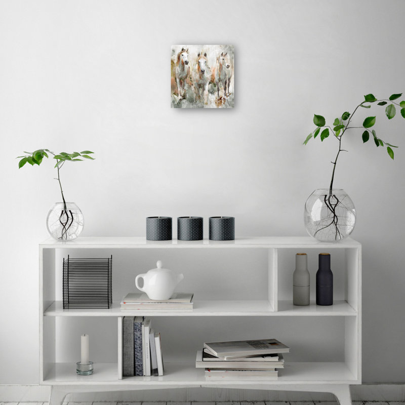 Trifecta by Studio Arts Canvas Art Print, Wrapped Canvas, 12" H x 12" W x 1.5" D
