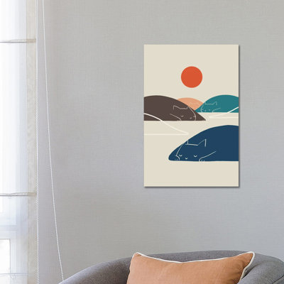 Cat Landscape I by Lim Heng Swee - Wrapped Canvas Gallery-Wrapped Canvas Giclée