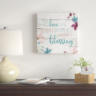 «Family Blessing», art textuel