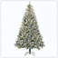 Décoration de Noël artificielle pour Noël avec 1868 branches floquées par la neige, 600 lumières à DEL blanc chaud, ouverture automatique-641715