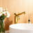 Swivel Spout Vessel Bathroom Faucet Single Hole Deck Mount With Single Lever Handle And Round Base-118823330