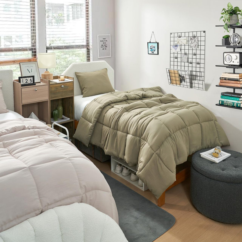 Twin Driftwood Rock Down Alternative Comforter Set