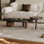 Ensemble de tables basses en bois