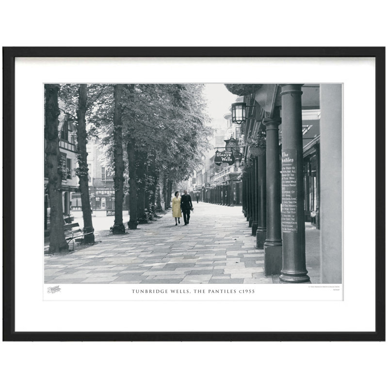 Tunbridge Wells, The Pantiles C1955 by Francis Frith - Single Picture Frame Print, 60cm H x 80cm W x 2.3cm D