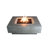 Manhattan 36" Outdoor Concrete Fire Table 45,000 BTU - Includes Lava Rocks & PVC Cover-355425721-302516613