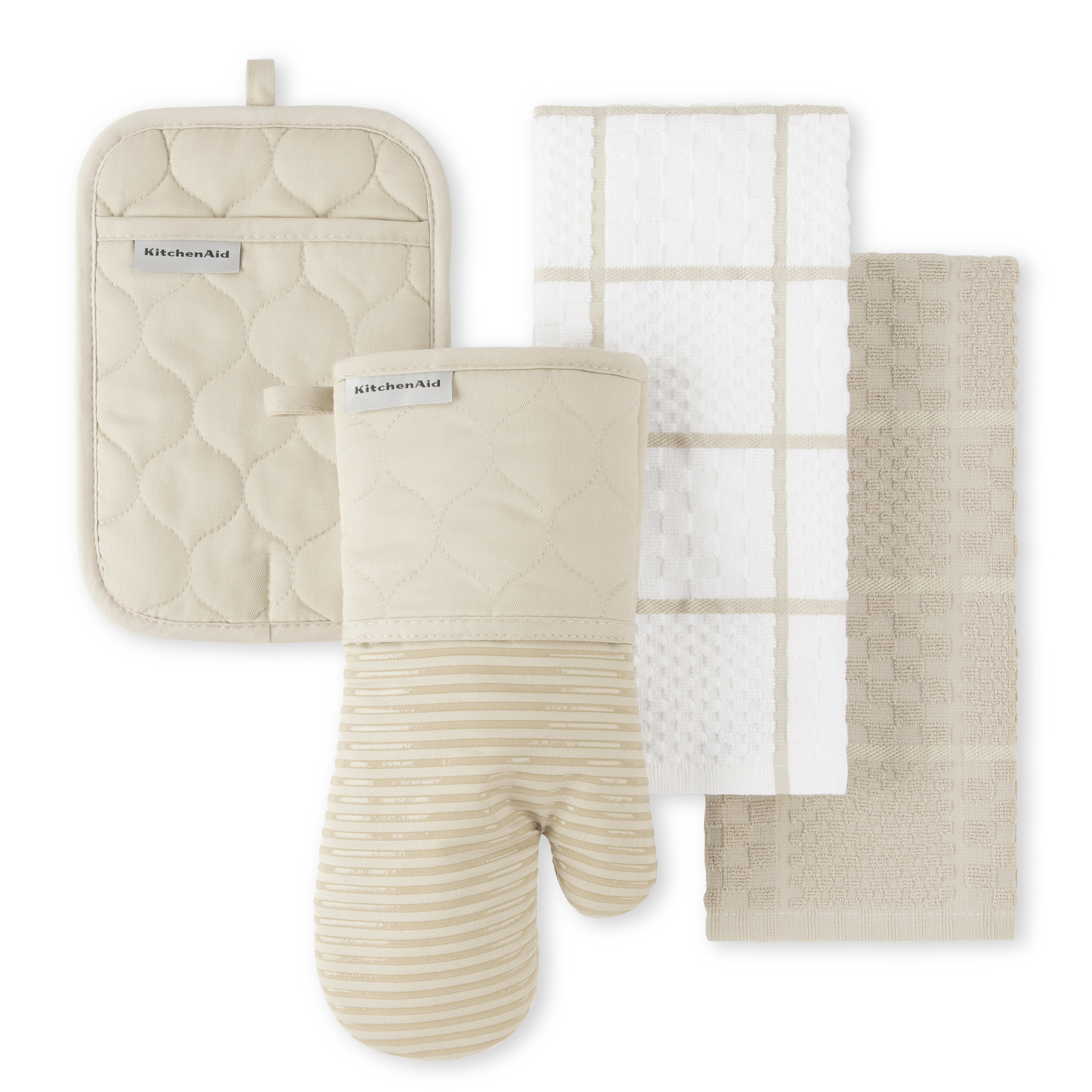 KitchenAid® KitchenAid Onion Quilt Kitchen Towel, Oven Mitt & Potholder Set 4-Pack & Reviews | Wayfair