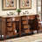Kehl 72'' Double Bathroom Vanity with Top-2096118898-2096118899