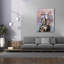 «Flower Crown Calico Cat 2» par Furbaby Affiliates, art mural sur toile-101649421