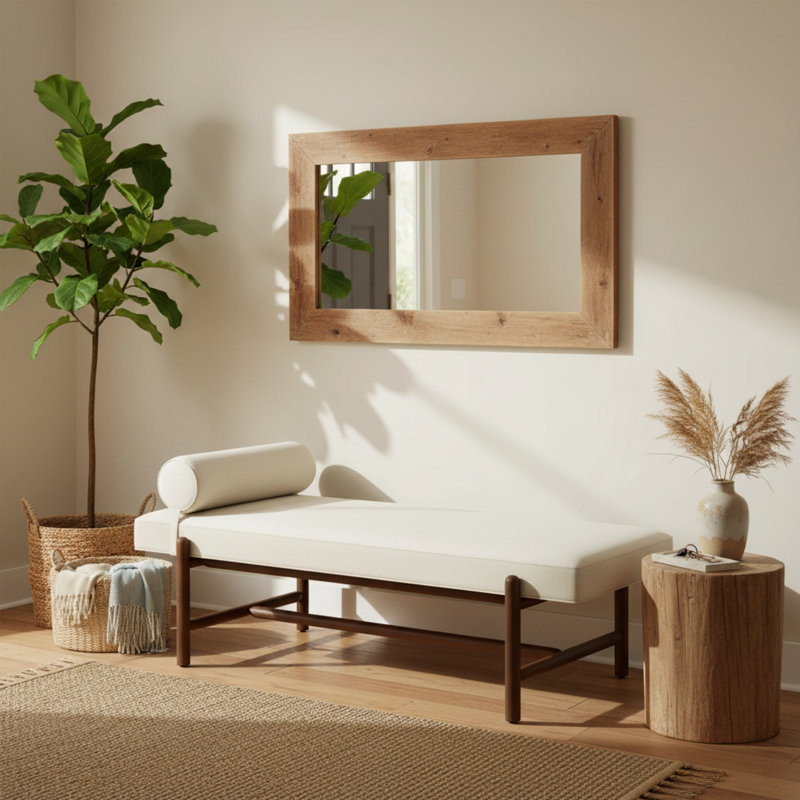 Banc Cellire, Crème, crème, Brun