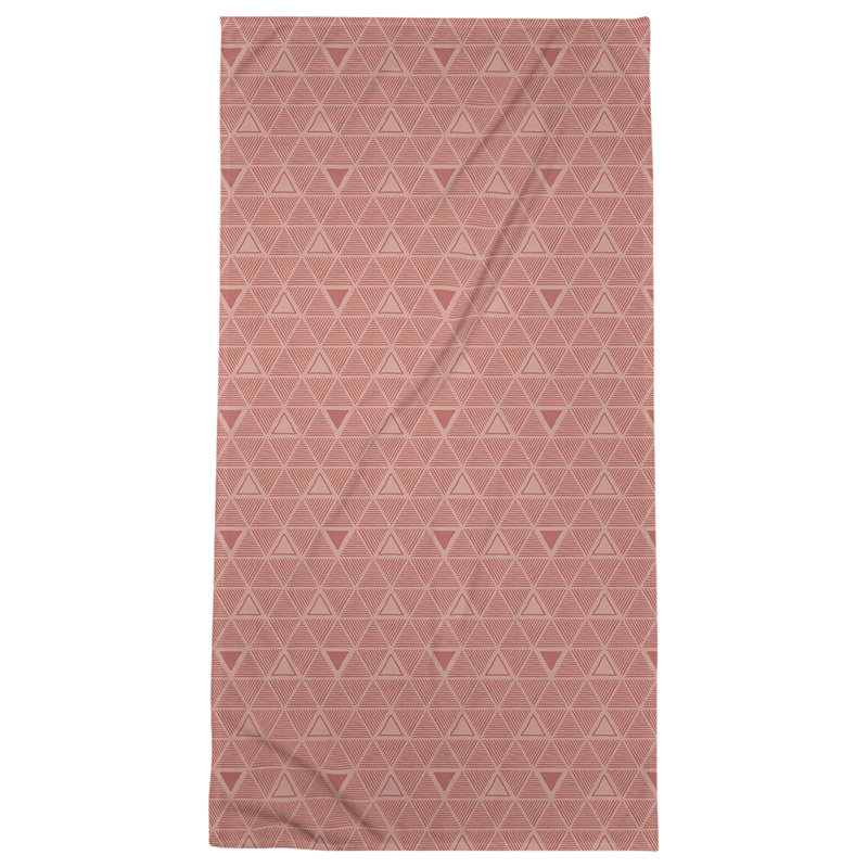 Serviette de bain Classic, Rouge clair / rouge foncé