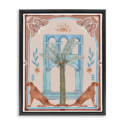 Art mural sur toile, "Traditional tropical architecture" par Melissa Wang