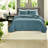 Reversible Teal Bedding Sets Microfiber Twin Xl Farmhouse Home Comfort