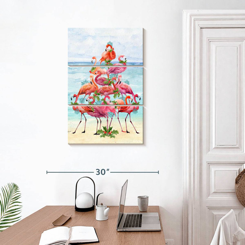 Flamants de Noël Brampt Coastal II, H 32 po x l 20 po