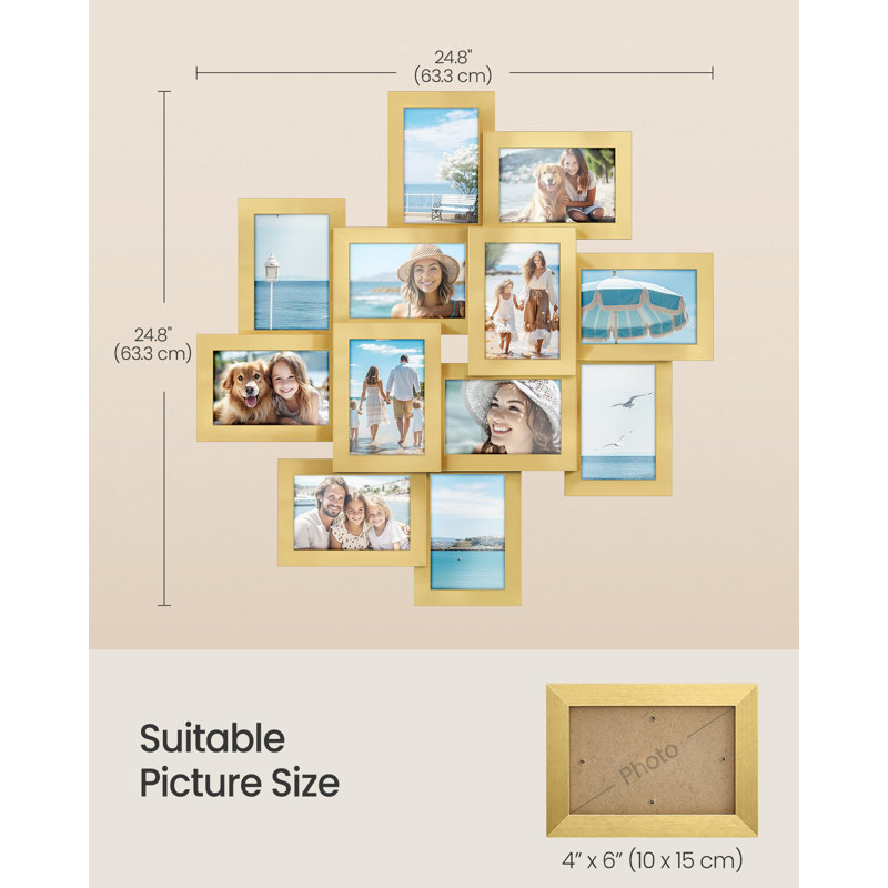 4x6 Collage Picture Frames Set(Set of 12)
