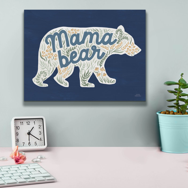 «Lakeside Days Xi Blue» par Laura Marshall, art mural sur toile, H 12 po x l 16 po x P 0,75 po