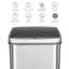Nine Stars 13.2 Gallon Stainless Steel Motion Sensor Trash Can-38809684