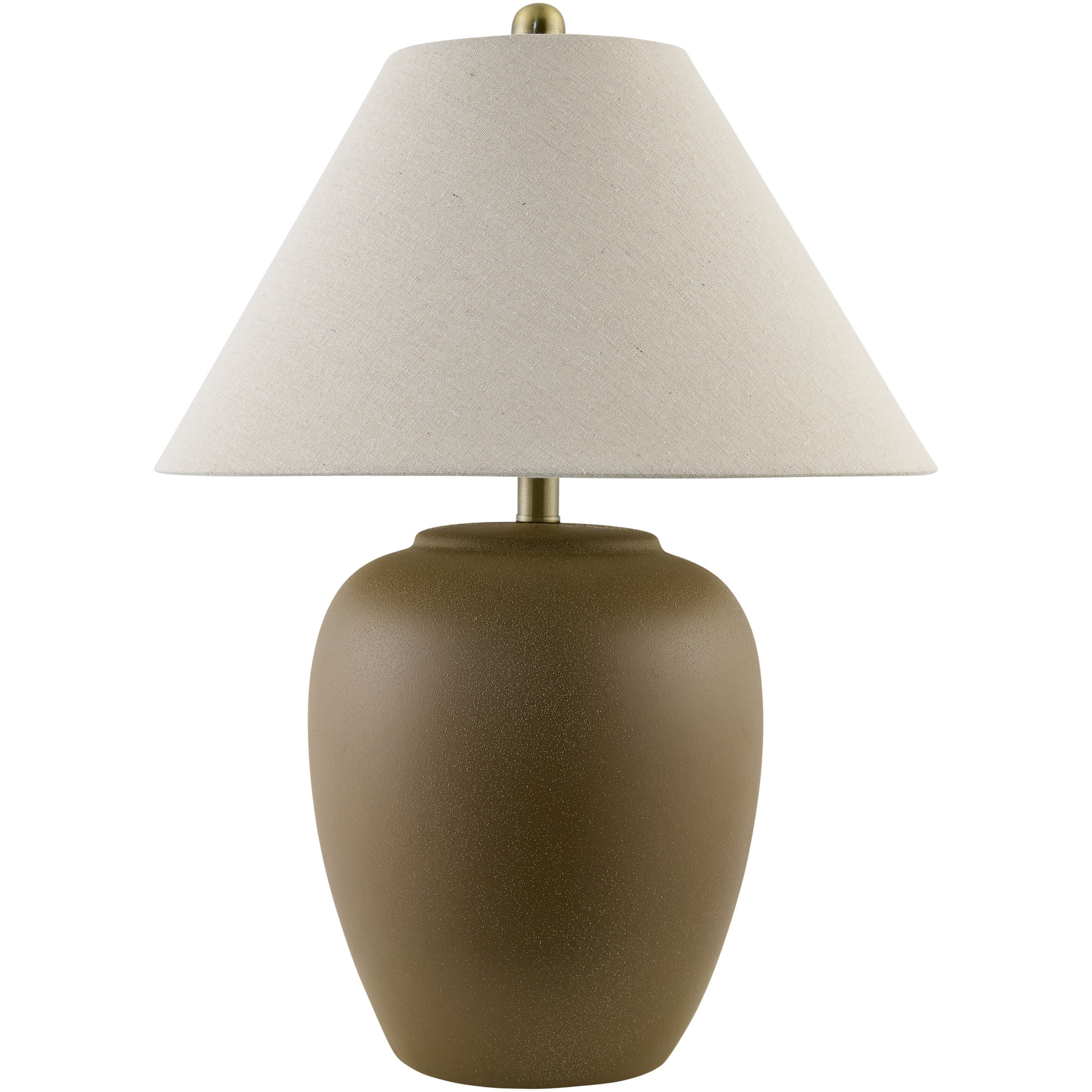 Eustacia Ceramic Table Lamp, Brown