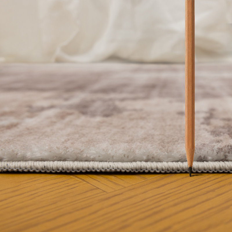 Eakes BC6FF6BA72F749CC92E819E3BD863478 Beige Area Rug, 118" x 167"