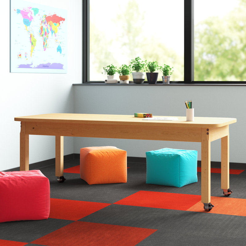 Table rectangulaire d'activités, 18 po, H 29 po x l 44 po x L 30 po