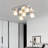 Zorayr 5 - Light 11.81'' Crystal Metal Flush Mount
