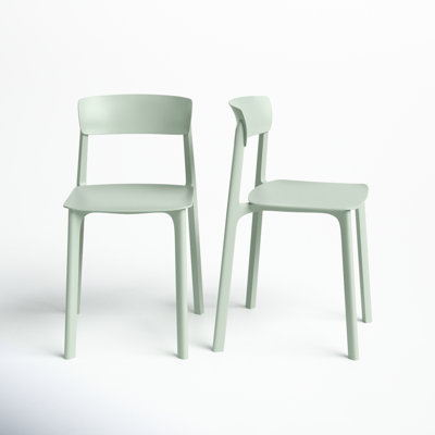 Vowa Stacking Patio Dining Side Chair by AllModern