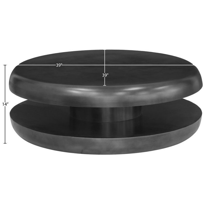 Table basse Jamison, Noir
