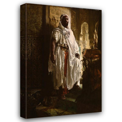 "The Moorish Chief" by  Eduard Charlemont - Gallery Wrap Canvas Wall Art