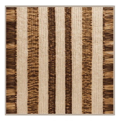 Washable Lauhala Weaving Hawaiian Area Rug