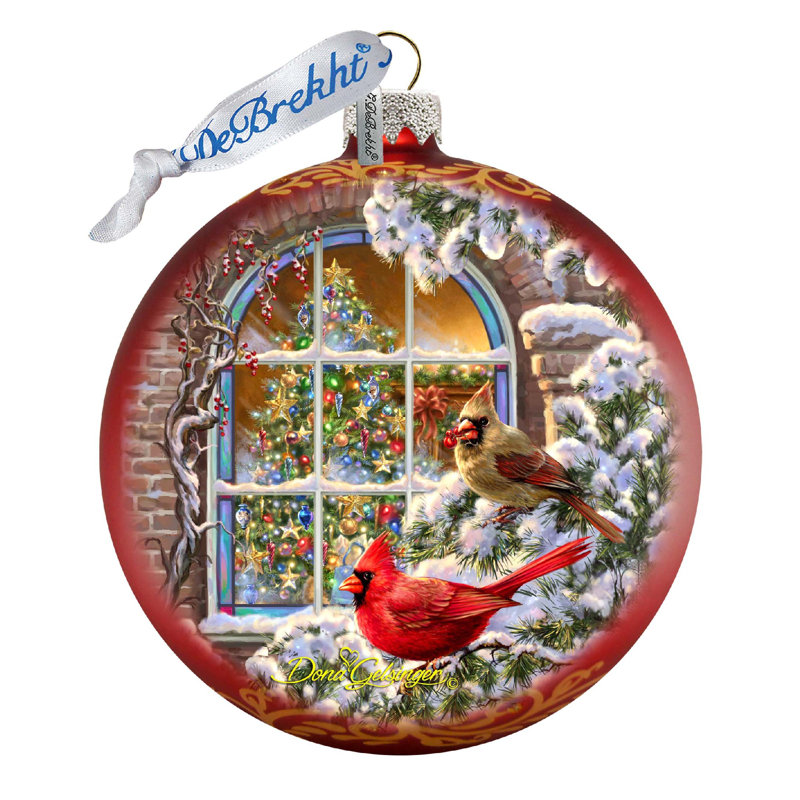 Ornement boule de Noël des fêtes Holiday Splendor