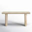 Bergamot 63" Distressed White Narrow Console Table
